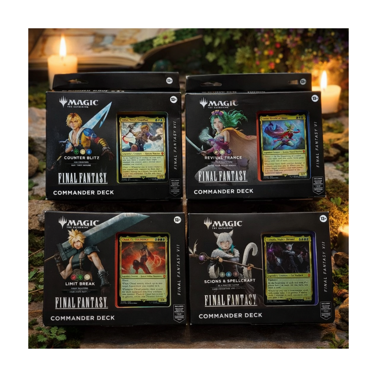 MTG Final Fantasy Commander Deck Display Produktansicht