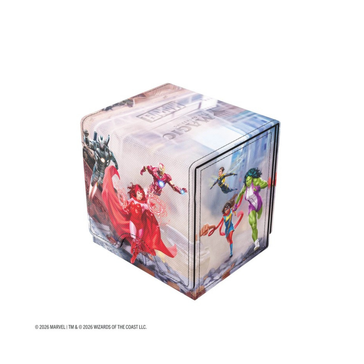Gamegenic Sidekick PRO 100+ XL Deckbox MTG Marvel Super Heroes Rückseite