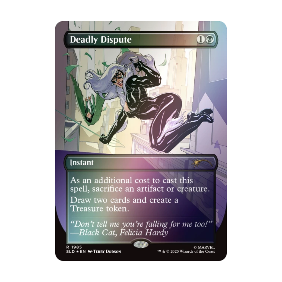 Secret Lair Spider-Man Villainous Plots Foil Edition Karte
