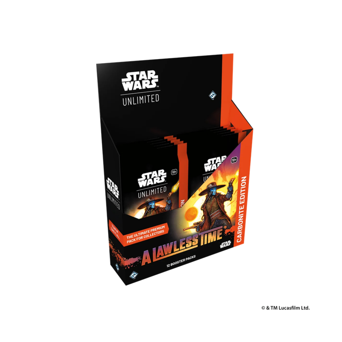 Star Wars Unlimited Carbonite Booster Display Seitenansicht