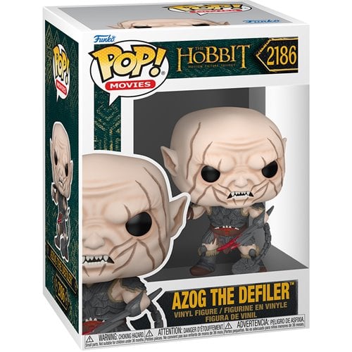Der Hobbit Azog Funko POP Figur Verpackung Rückseite