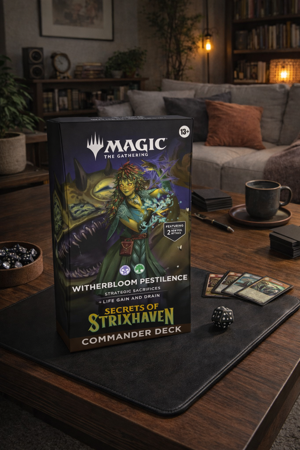 Magic the Gathering: Secrets of Strixhaven Commander-Deck Witherbloom Pestilence Englisch