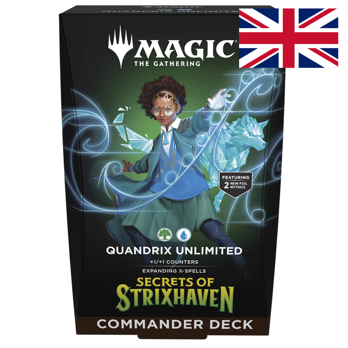 Magic the Gathering Commander Deck Quandrix Unlimited – Secrets of Strixhaven Englisch Originalverpackung
