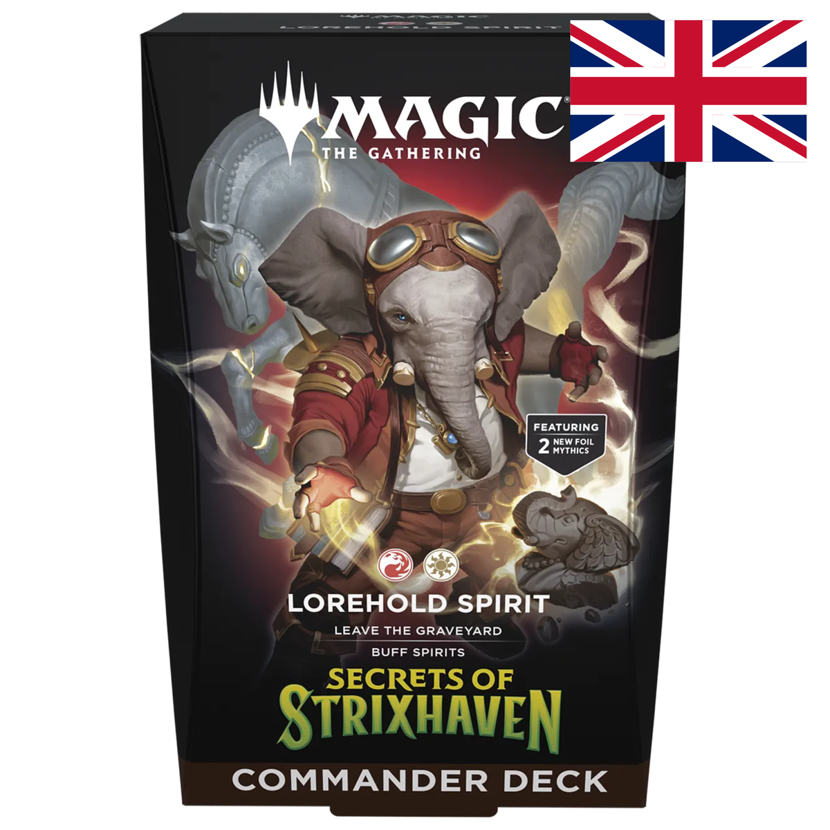 Magic: The Gathering Secrets of Strixhaven Commander Deck Lorehold Spirit Englisch