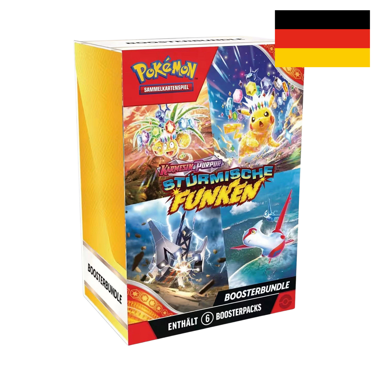 Pokémon TCG Stürmische Funken Booster Bundle Deutsch
