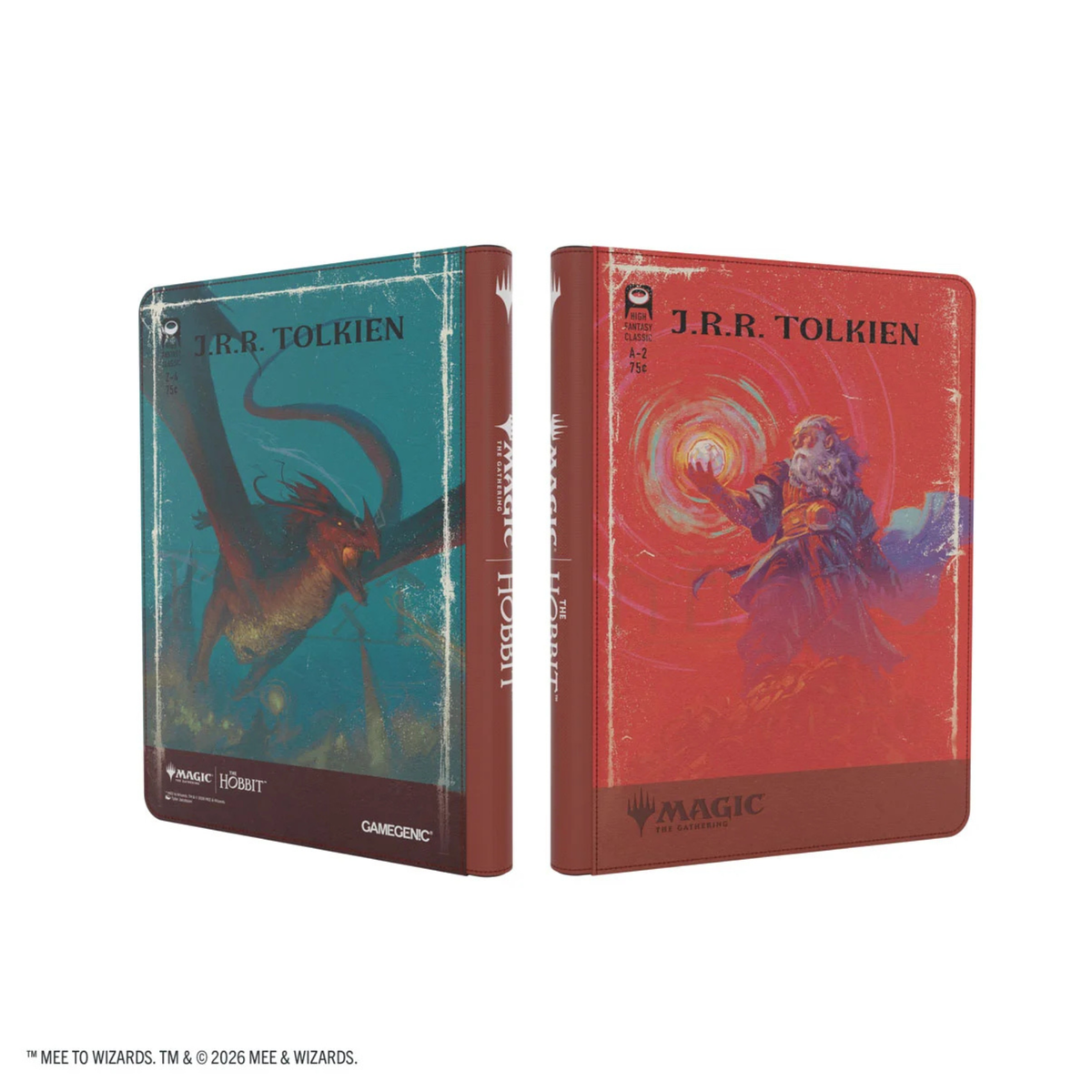 Gamegenic Zip-Up Album 18-Pocket – MTG The Hobbit The Arkenstone und Smaug Worm of Dread