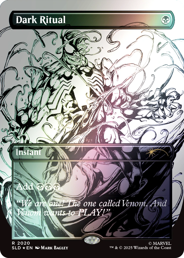 Secret Lair x Marvel's Spider-Man: Venom Unleashed (Inks) Foil Edition