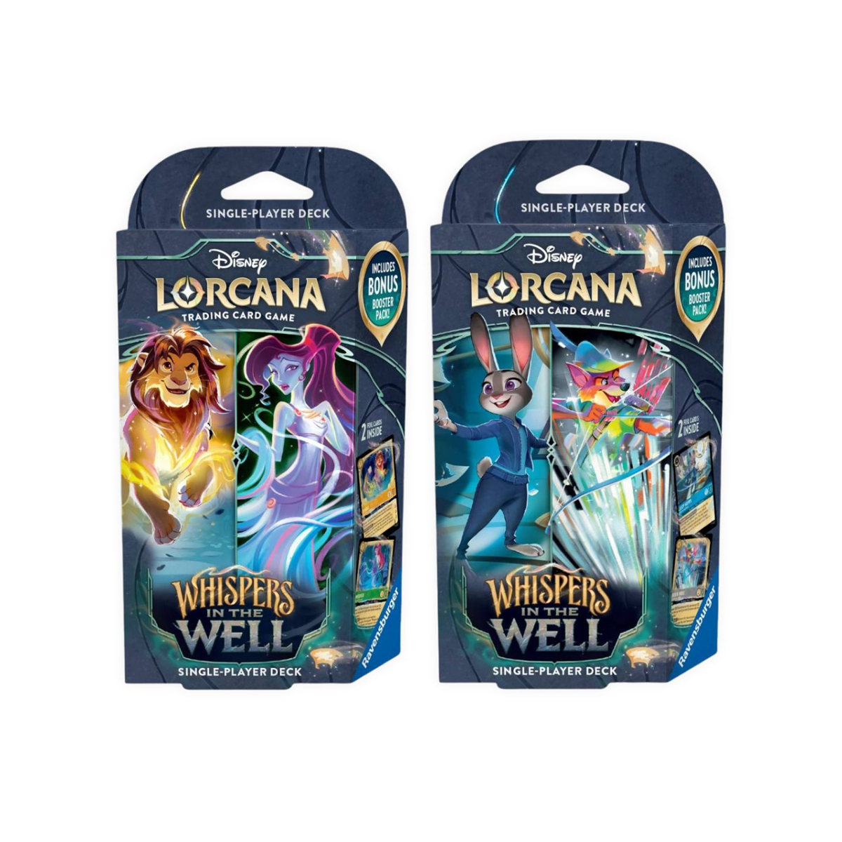 Disney Lorcana Geflüster aus der Tiefe Starter Deck 2er Set Deutsch