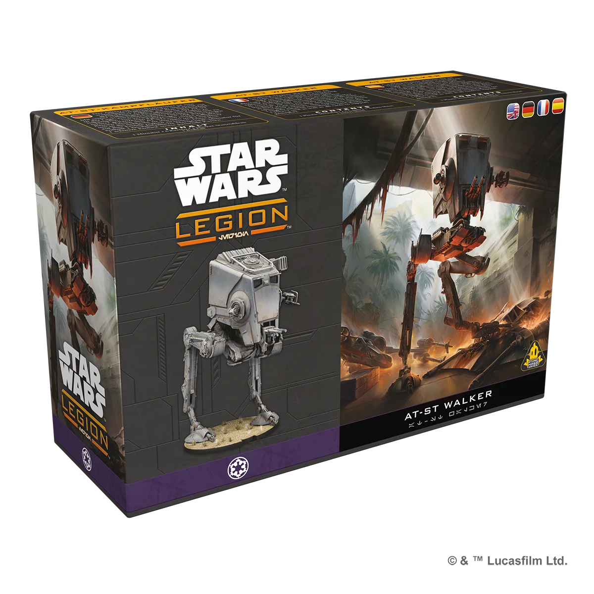 Star Wars Legion – AT-ST Walker Schwerer Kampf-Läufer des Galaktischen Imperiums