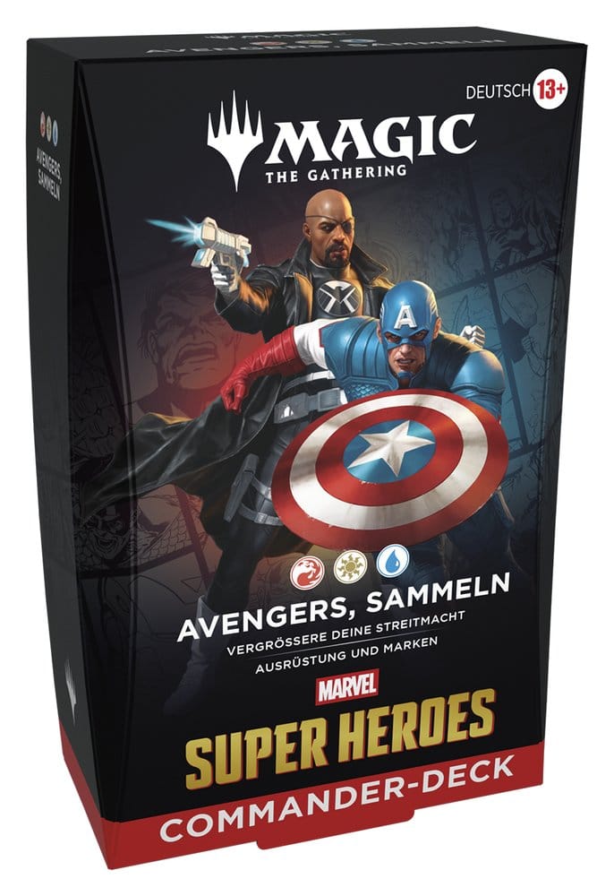 Magic the Gathering Marvel Super Heroes Commander Decks Set Deutsch