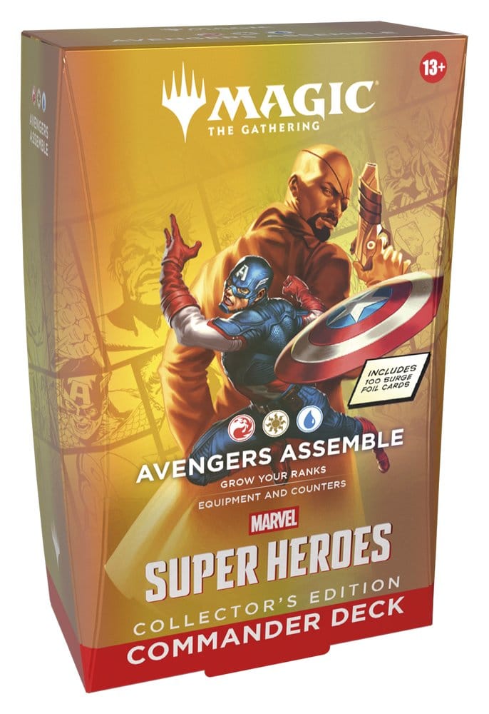 Magic the Gathering Marvel Super Heroes Collectors Edition Commander 4 Decks Englisch