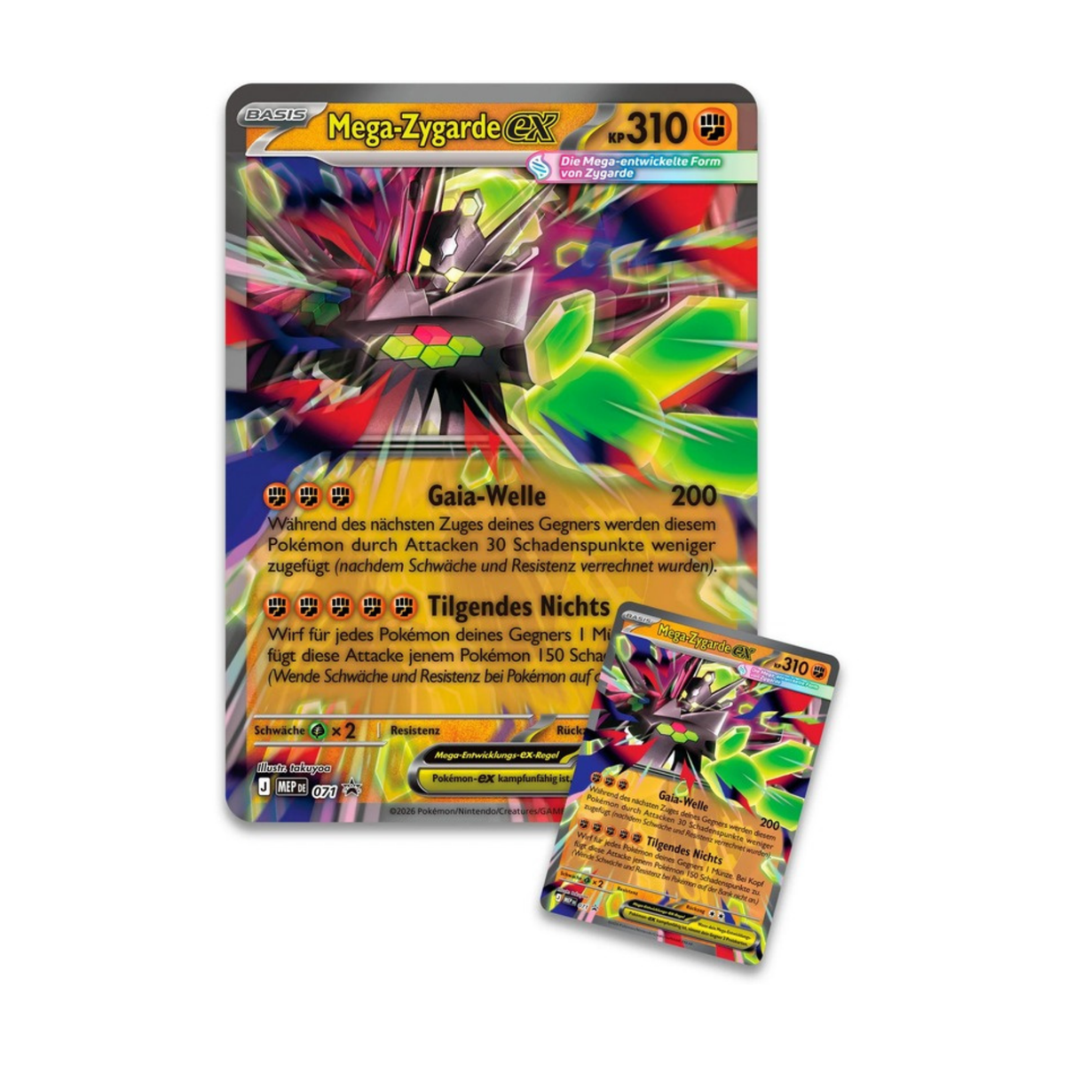 Pokémon Mega-Zygarde-ex Premium-Kollektion Verpackung