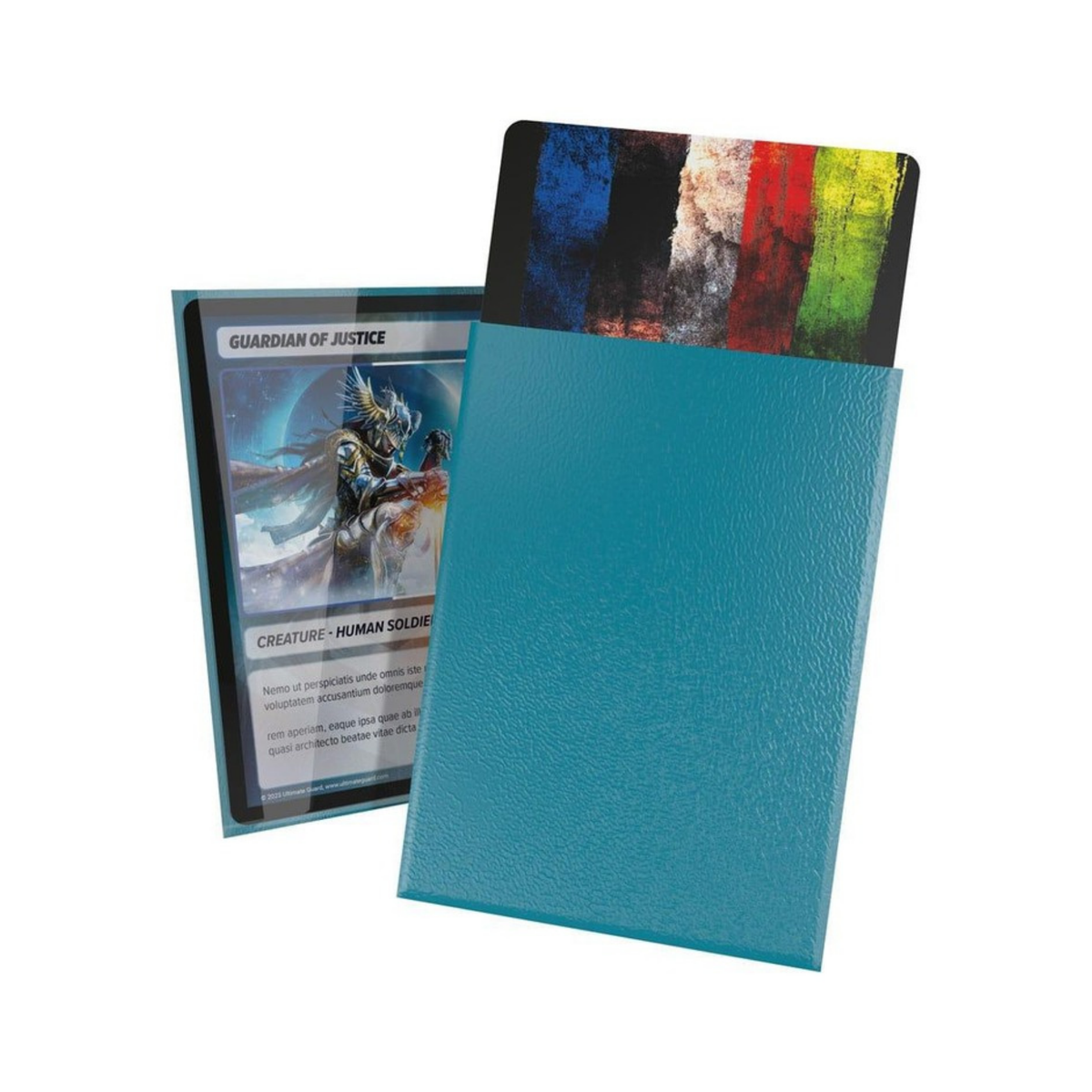 Ultimate Guard Cortex Sleeves Matte Petrol mit Karte