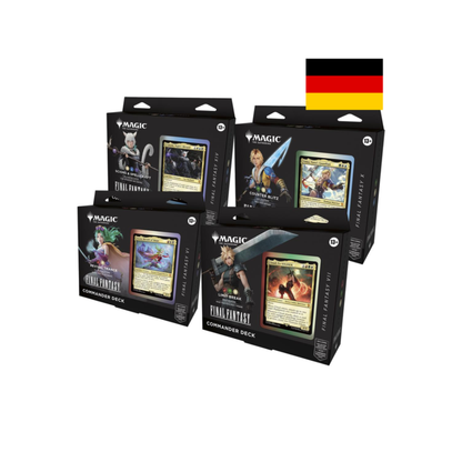 MTG Final Fantasy Commander Deck Display