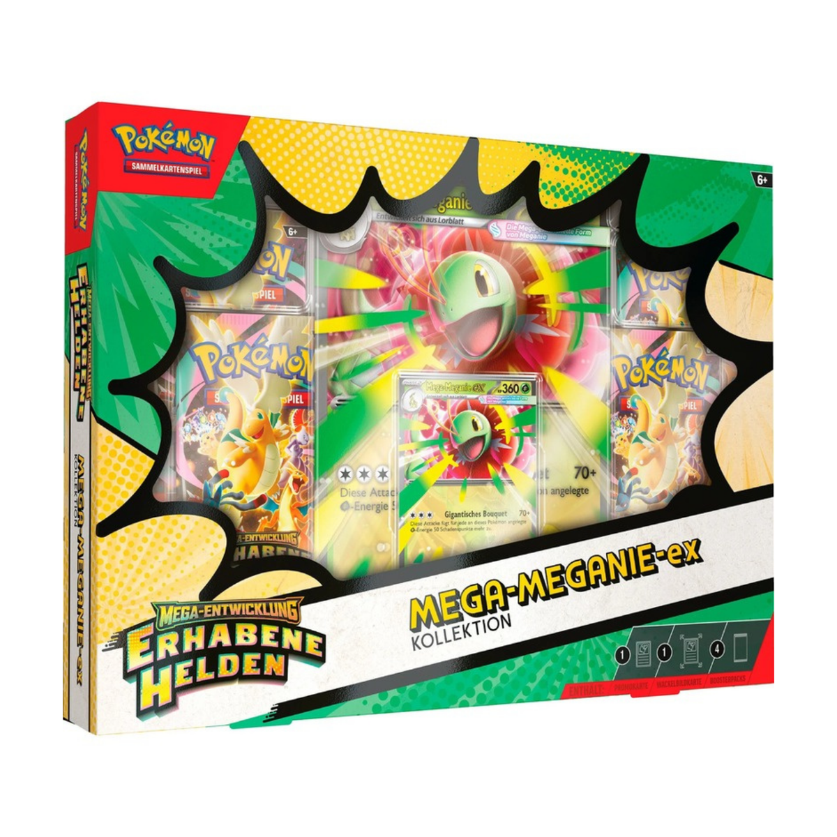 Pokémon Erhabene Helden Mega-EX Kollektion, deutsche Ausgabe