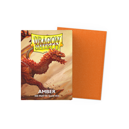 Dragon Shield Amber Matte Sleeves – Detailansicht