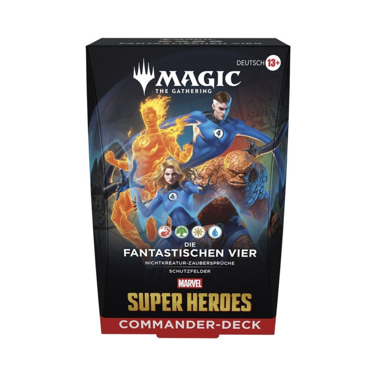 MTG Marvel Super Heroes Commander Decks Set Deutsch, Detailansicht