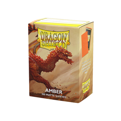 Dragon Shield Amber Matte Sleeves – Verpackung