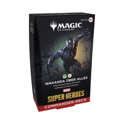 MTG Marvel Super Heroes Commander Decks Set Deutsch, Detailansicht