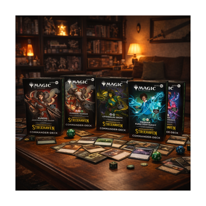 MTG Secrets of Strixhaven Commander Deck Display Deutsch – Produktabbildung