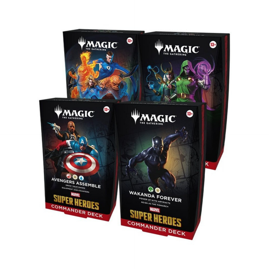 MTG Marvel Super Heroes Commander Deck Englisch, Produktansicht