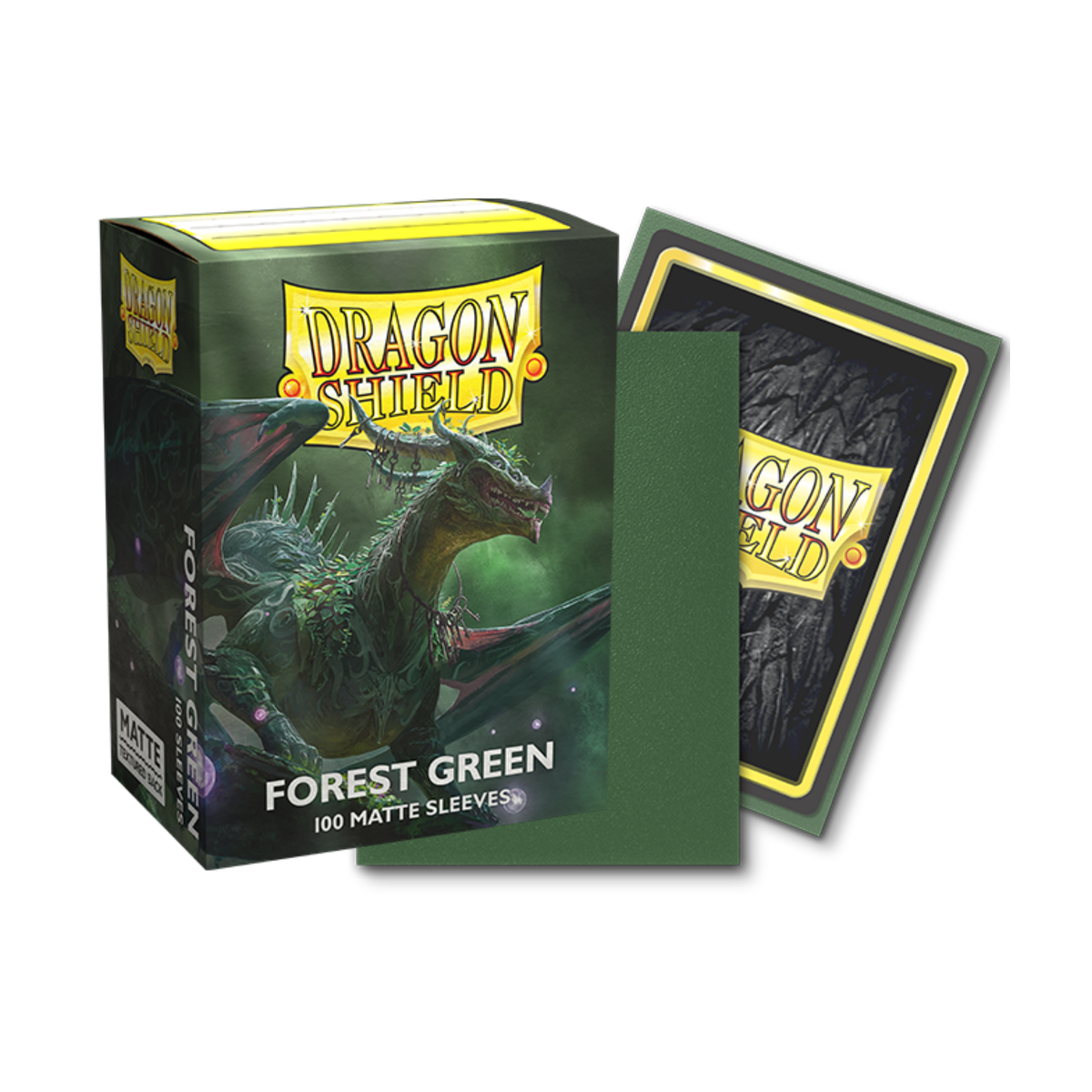 Dragon Shield Forest Green Matte Sleeves – Produktansicht