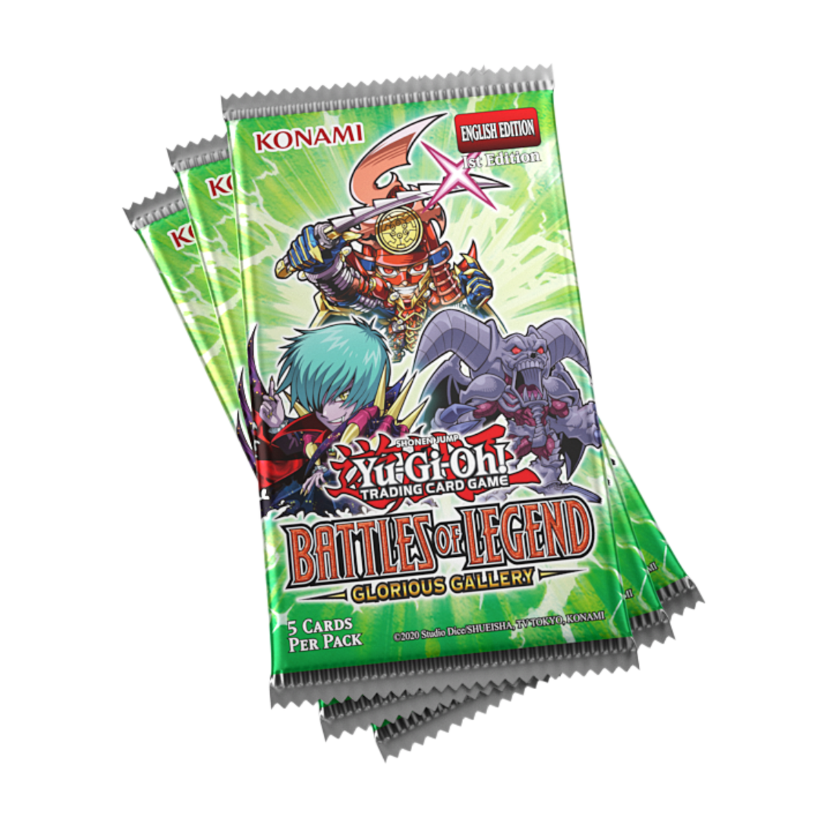 Yu-Gi-Oh Battles of Legend Glorious Gallery Foilkarten Stapel
