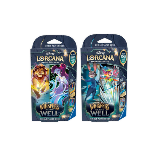 Disney Lorcana Geflüster aus der Tiefe Starter Deck 2er Set, deutsch