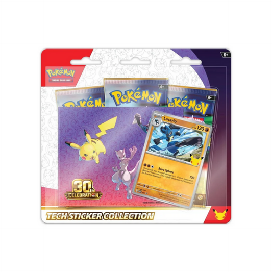 Pokemon 30 Jahre Jubiläum TechSticker Kollektion Deutsch