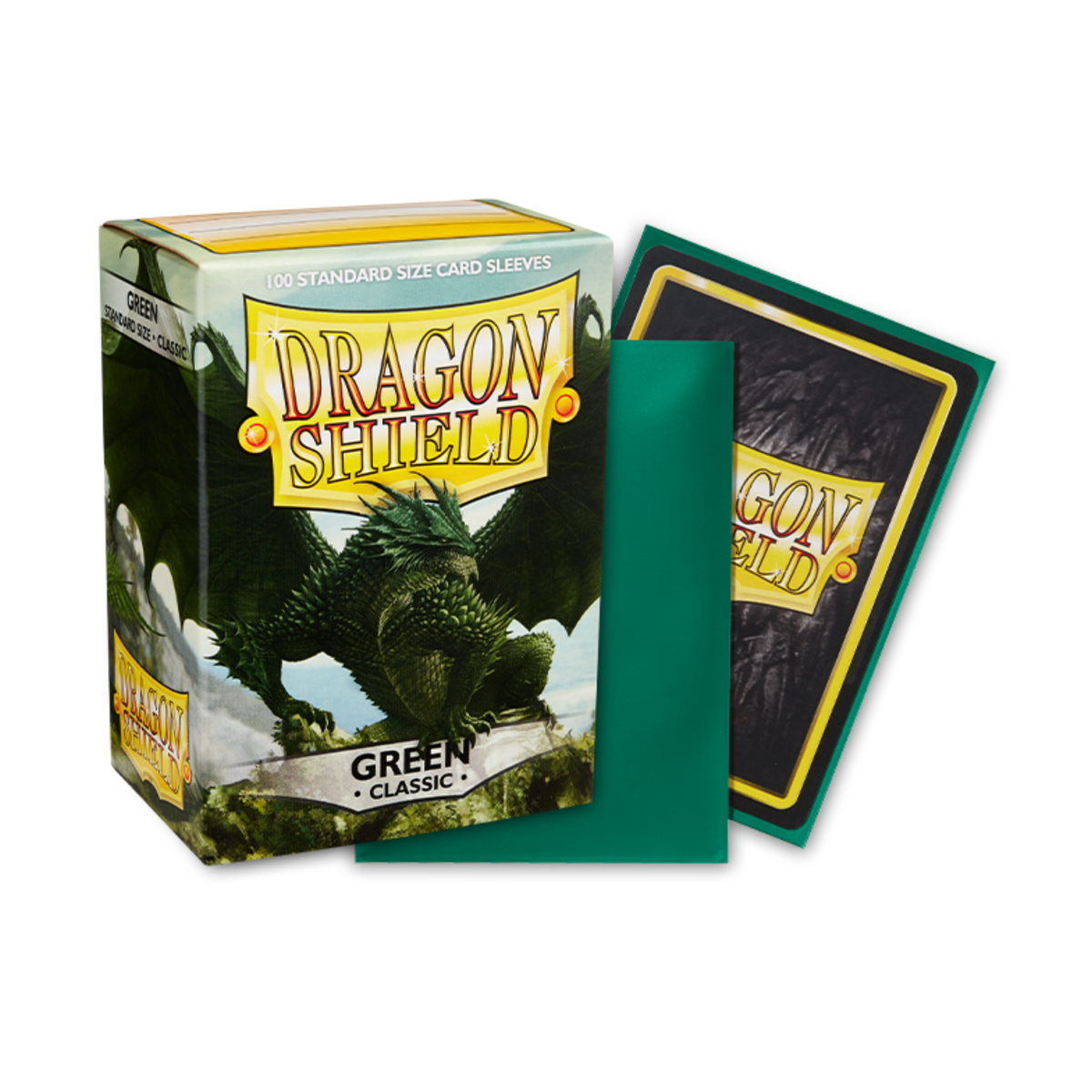 Dragon Shield Green Classic Sleeves – Produktansicht
