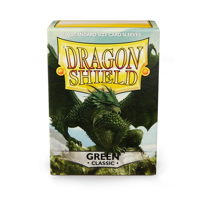 Dragon Shield Green Classic Sleeves – Detailansicht