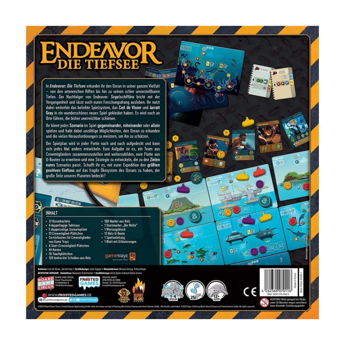Endeavor Die Tiefsee Spielmaterial