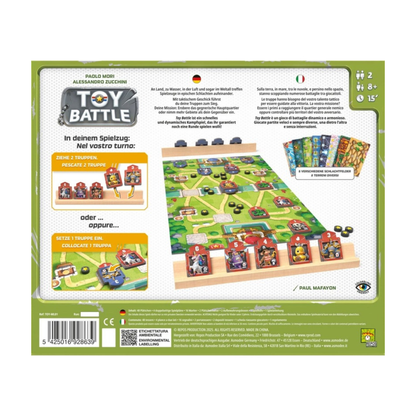 Toy Battle Brettspiel Schachtel Rückseite