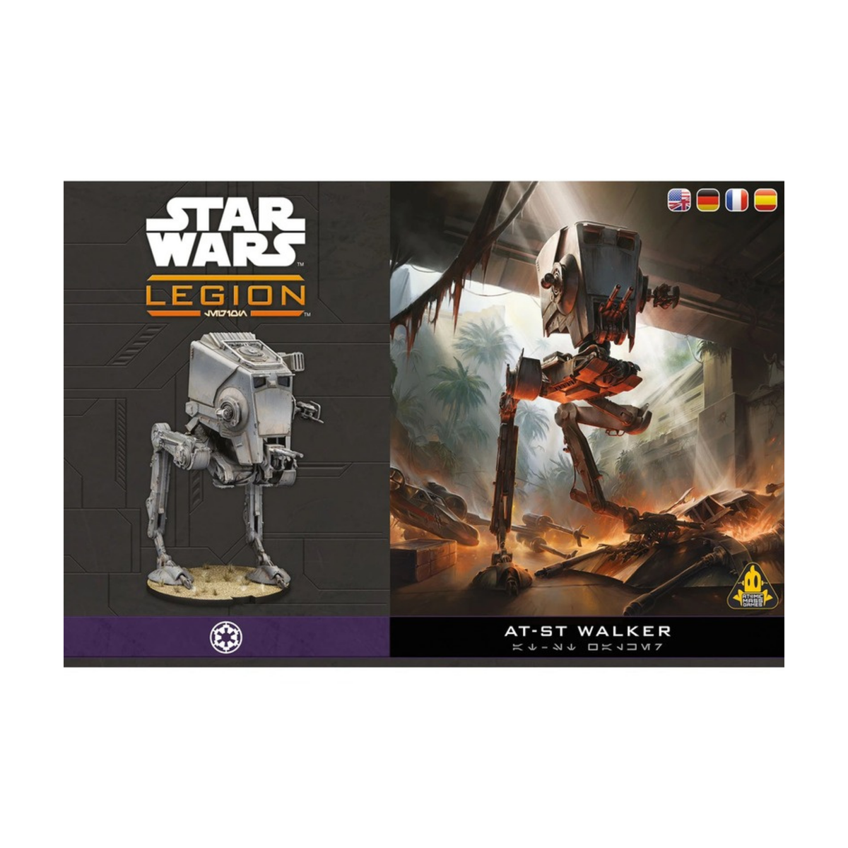 Star Wars Legion AT-ST Walker – Verpackung Vorderseite