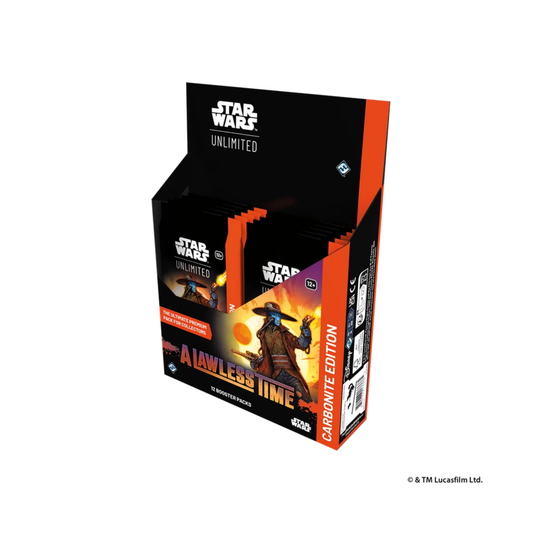 Star Wars Unlimited A Lawless Time Carbonite Booster Display