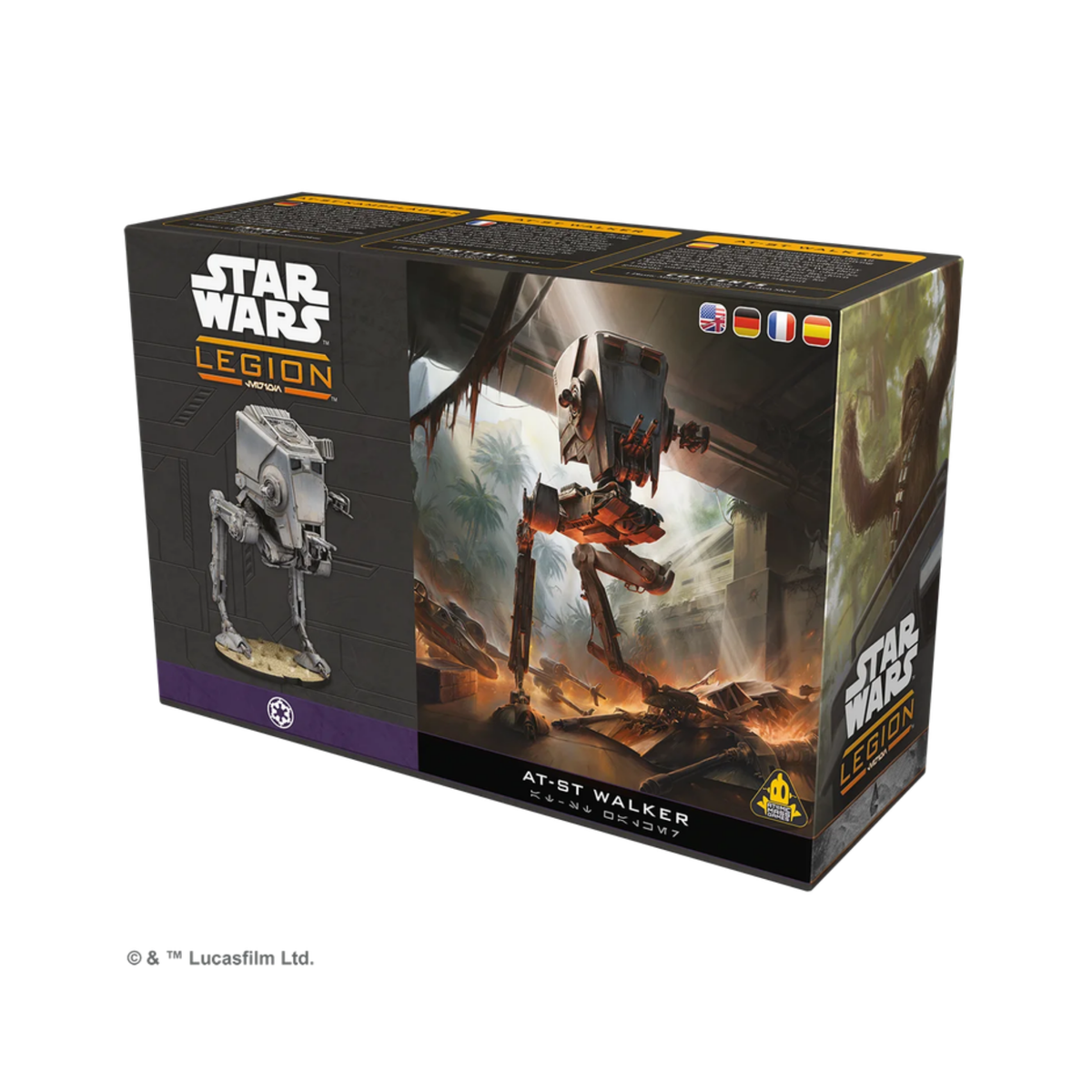 Star Wars Legion AT-ST Walker – Box 3D-Ansicht