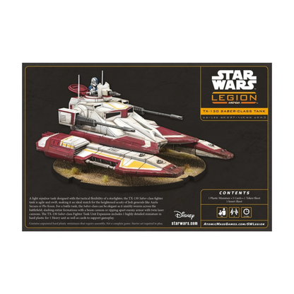 Star Wars Legion TX-130 Saber Tank Rückseite