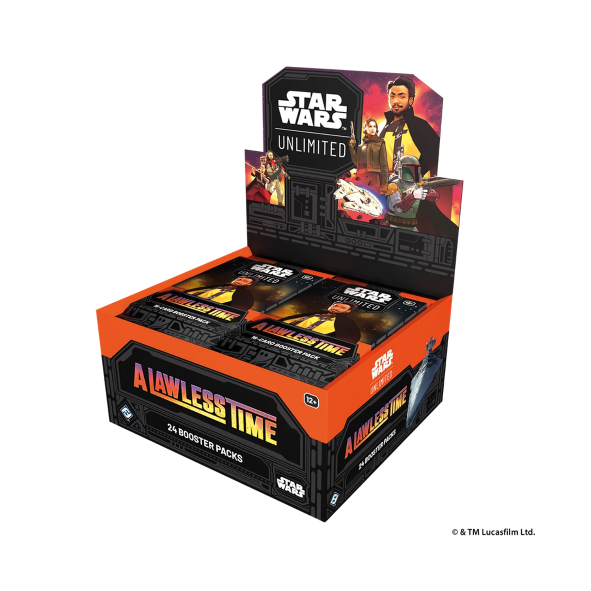 Star Wars Unlimited Gesetzlose Zeiten Booster-Display