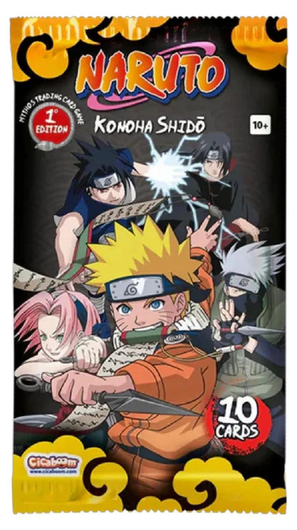 Naruto TCG Konoha Shido First Set Display Englisch