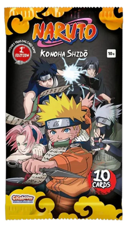 Naruto TCG Konoha Shido First Set Display Englisch