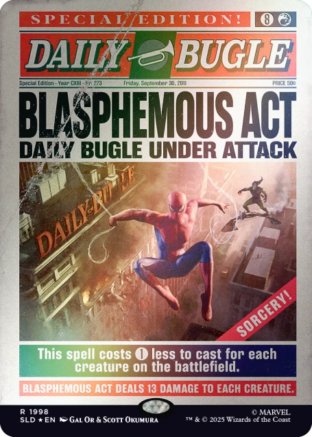 Secret Lair x Marvel's Spider-Man: Daily Bugle Breaking News Foil Edition