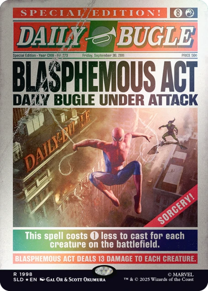 Secret Lair x Marvel's Spider-Man: Daily Bugle Breaking News Foil Edition