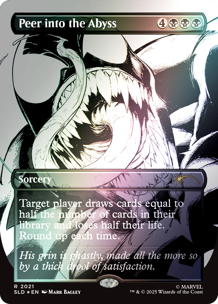 Secret Lair x Marvel's Spider-Man: Venom Unleashed (Inks) Foil Edition