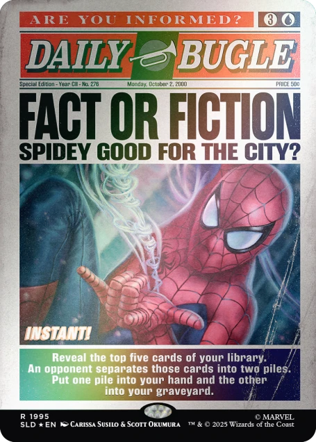 Secret Lair x Marvel's Spider-Man: Daily Bugle Breaking News Foil Edition