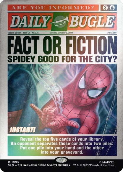 Secret Lair x Marvel's Spider-Man: Daily Bugle Breaking News Foil Edition