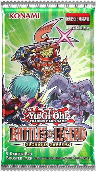 Yu-Gi-Oh! Battles of Legend: Glorious Gallery Booster Display Deutsch 1. Auflage