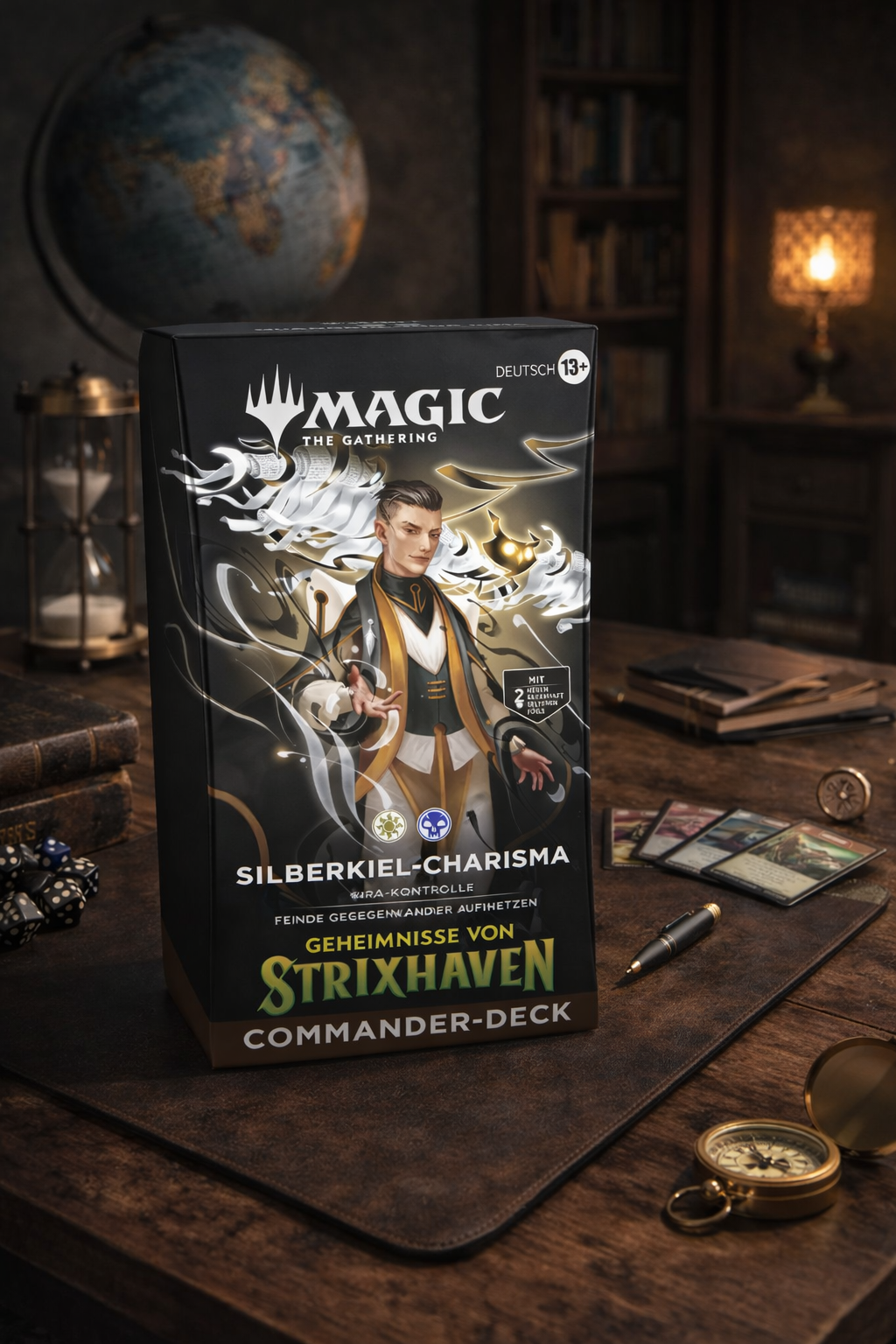 Magic the Gathering: Secrets of Strixhaven: Commander-Deck Silverquill Influence Deutsch