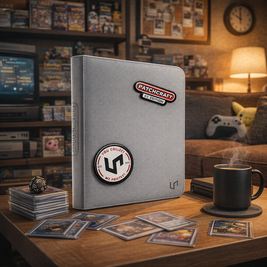 Ultra PRO PATCHCRAFT Zippered 9-Pocket PRO-Binder® Gray