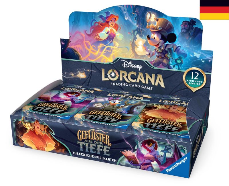 Disney Lorcana - Geflüster aus der Tiefe: Booster Display Deutsch