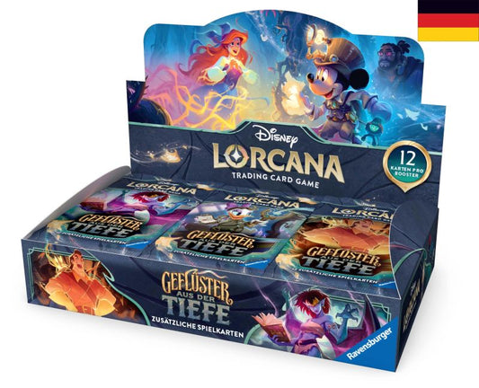 Disney Lorcana - Geflüster aus der Tiefe: Booster Display Deutsch
